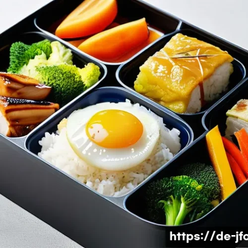 Home 31 일본 편의점 먹거리 - A vibrant and meticulously arranged Japanese convenience store Bento box featuring a variety of fres...