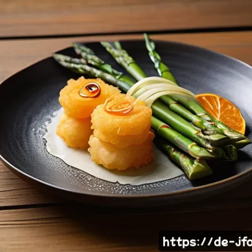Home 30 일본식 튀김요리 종류 - A beautifully arranged plate of assorted vegetable tempura featuring thinly sliced Hokkaido pumpkin ...